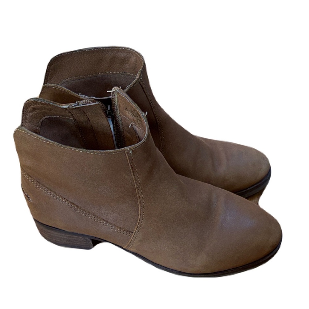 Lucky Brand Tan Leather Booties